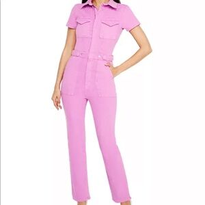 Good American Fit For Success Jumpsuit Pink Size 5